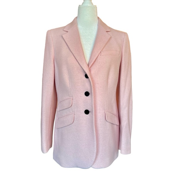 Lauren Ralph Lauren Jackets & Blazers - Lauren Ralph Lauren Single Breasted Blazer Jacket, Pink Wool, Size 10